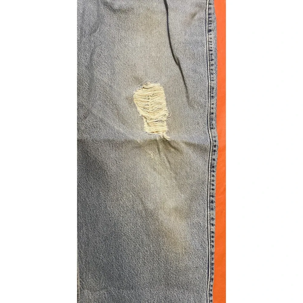 Vtg Levi's 545 Jeans Men 40x30 Blue Loose Fit Distressed Stained Grunge Cowboy‎
